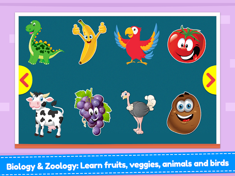 Kiddo Preschool Learning game screen